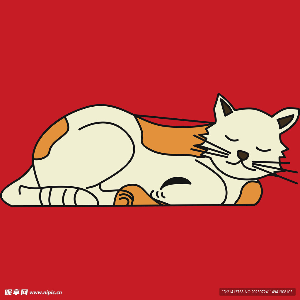 酣睡的猫咪