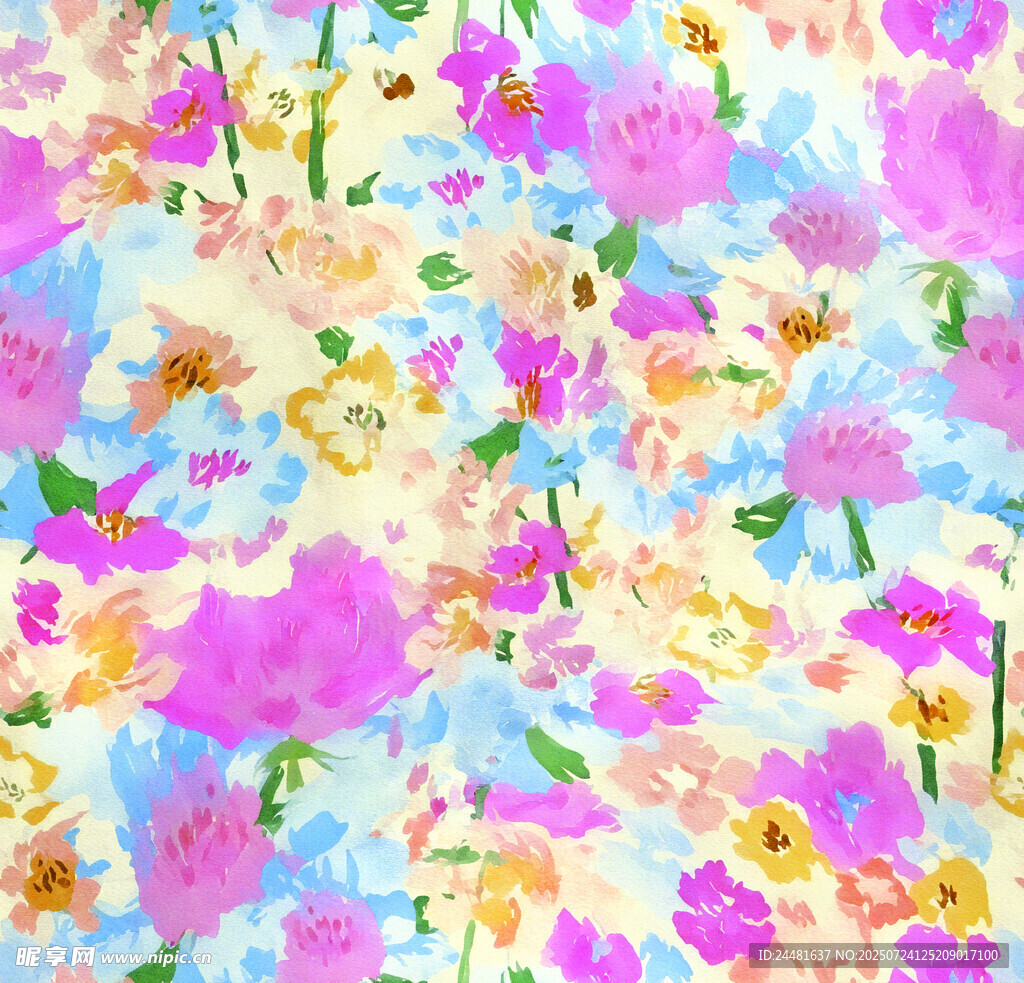 扎染花