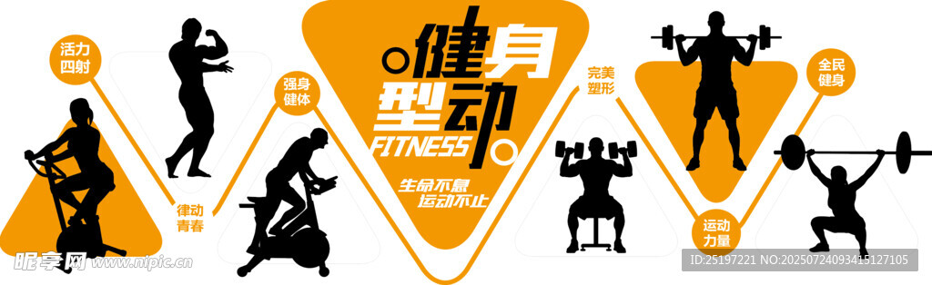 多样健身动作展示