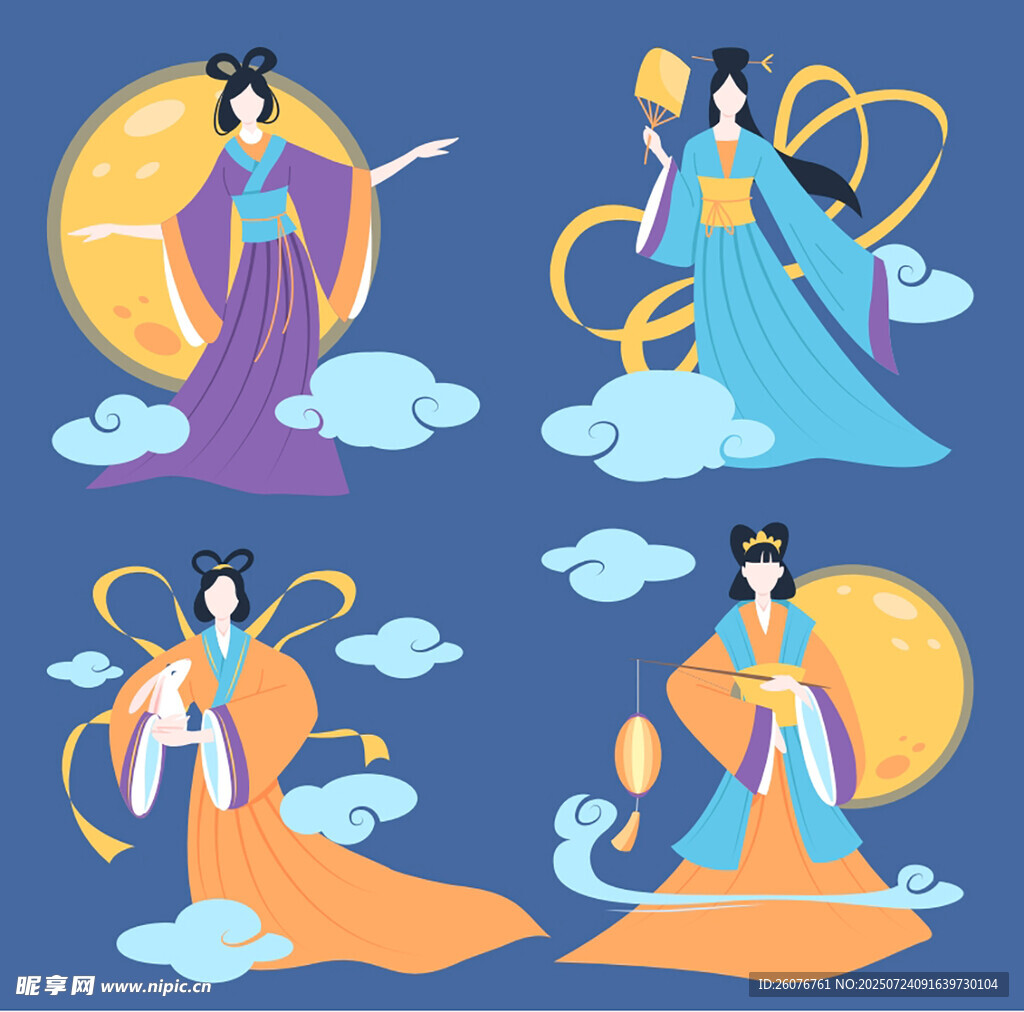 嫦娥仙子云端优雅起舞