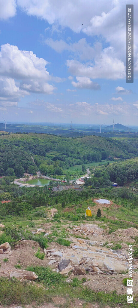 山中风景 