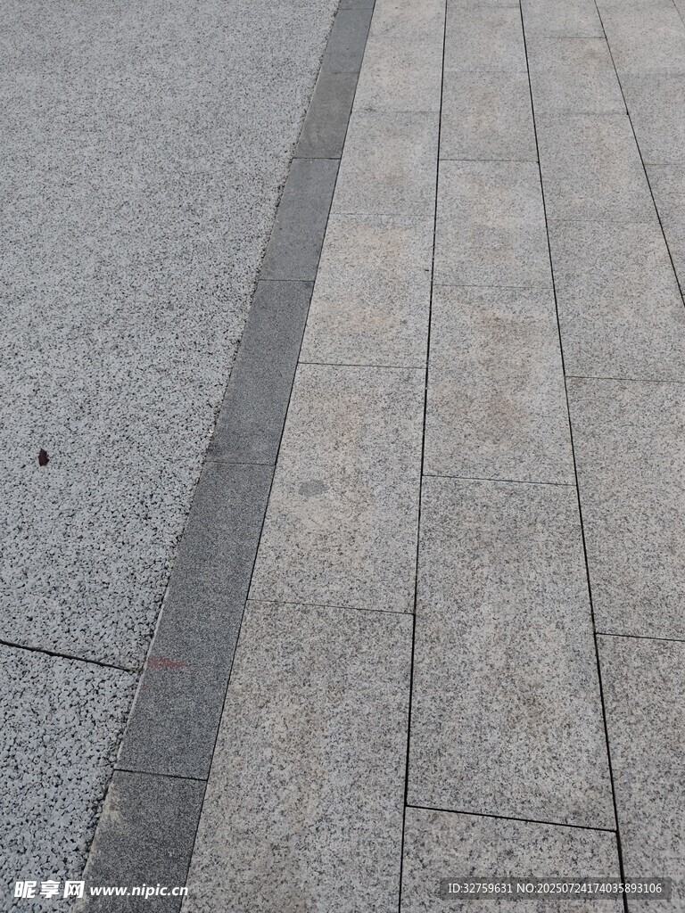 城市地面石材铺设纹理