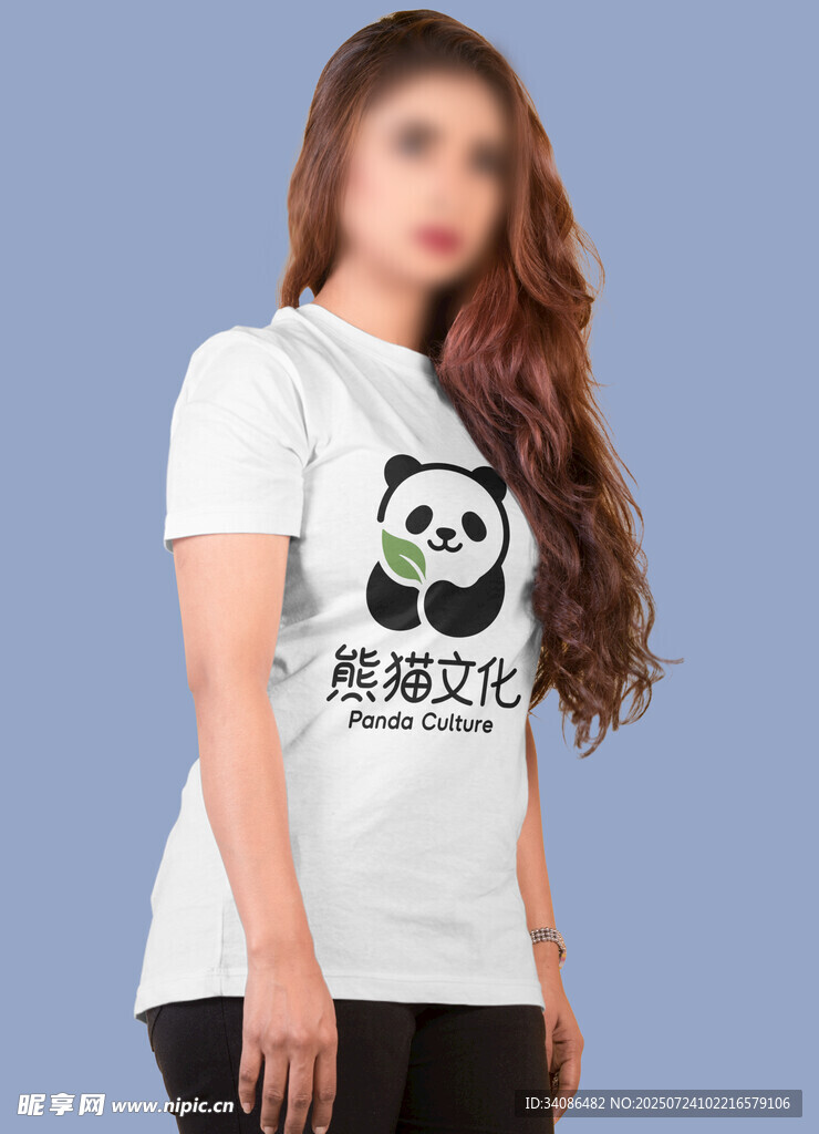 女士T恤样机