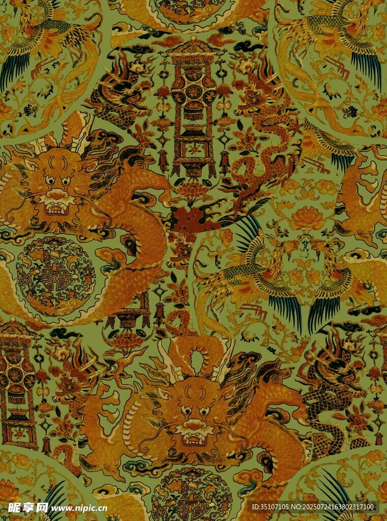 传统中式花纹图案