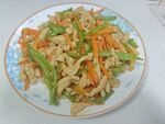 滑油鸡肉丝