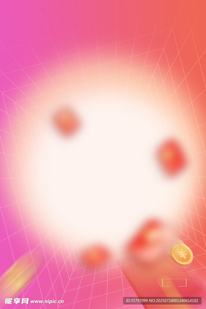 梦幻粉色光斑背景画面