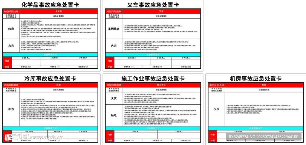事故应急处置卡