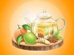 茶元素插图