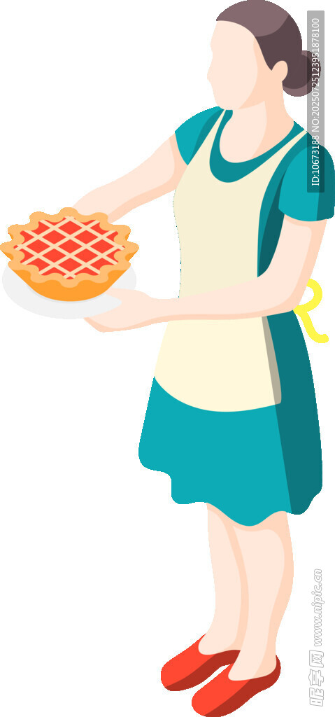 端果盘的家庭主妇