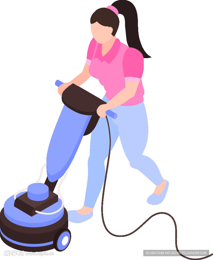 女士手持吸尘器清洁