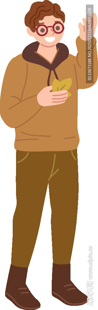 挥手男子