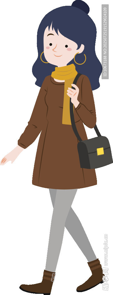 时尚女孩出行装扮