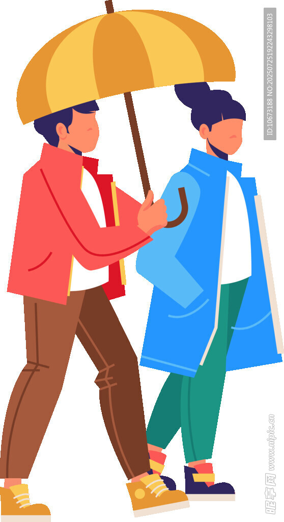雨中同行