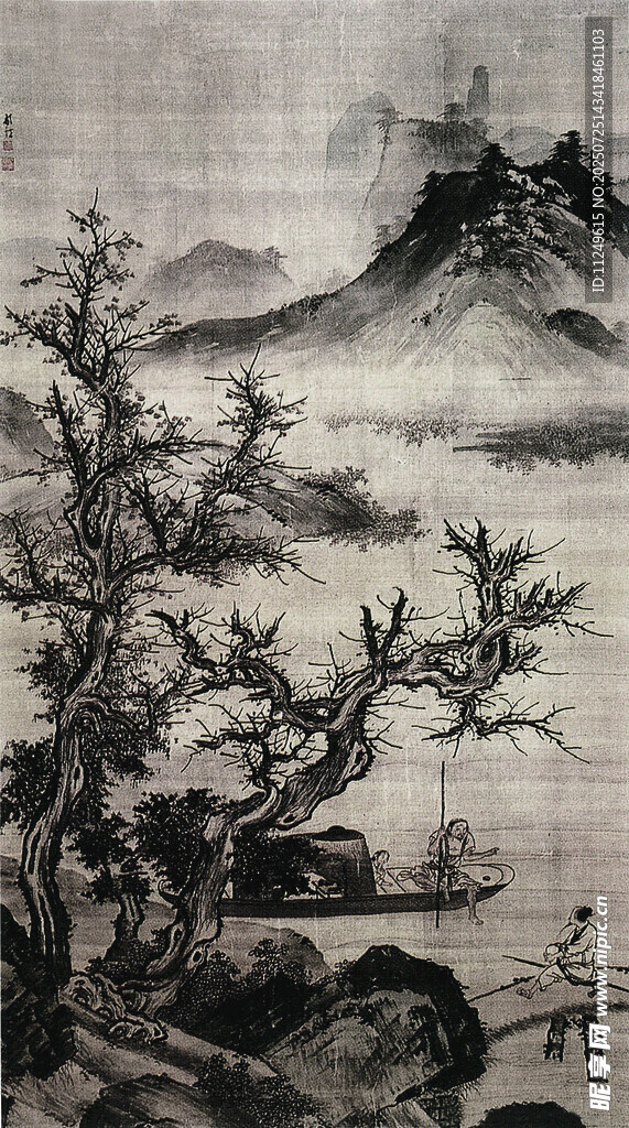 渔樵问答图