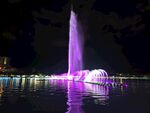 肇庆夜间绚丽喷泉景观