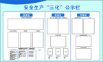 安全生产三化公示栏