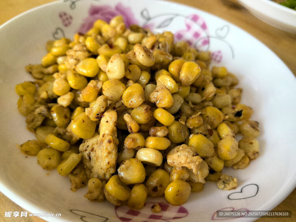 鸡蛋炒玉米粒