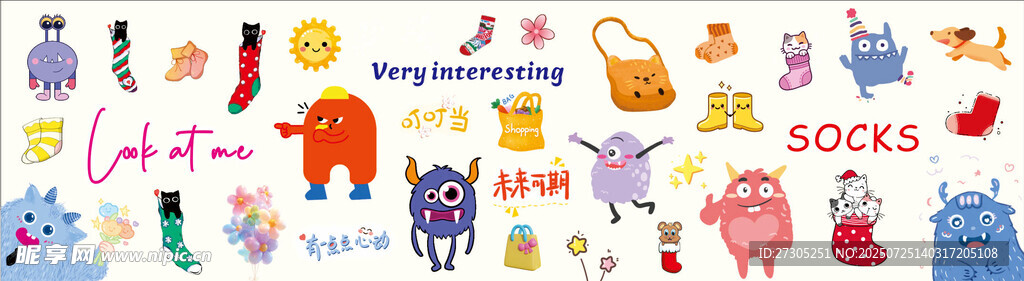 袜子海报