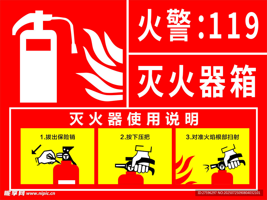 灭火器的使用方法
