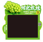阳光玫瑰葡萄展示框