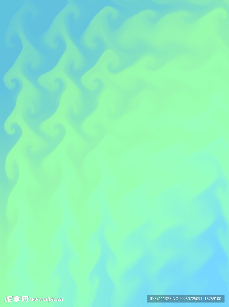 渐变蓝绿梦幻背景纹理