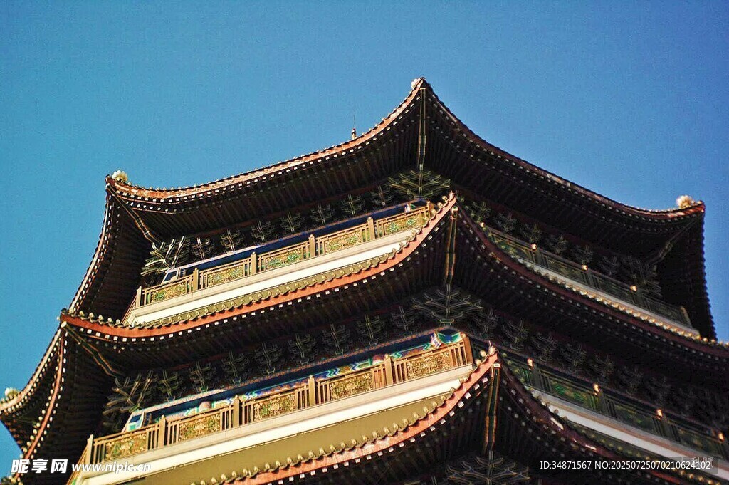 中式古建筑飞檐