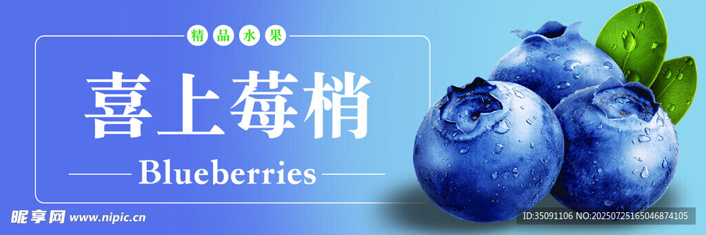 蓝莓灯箱