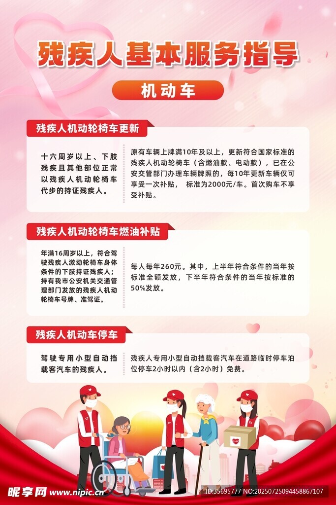 残疾人海报