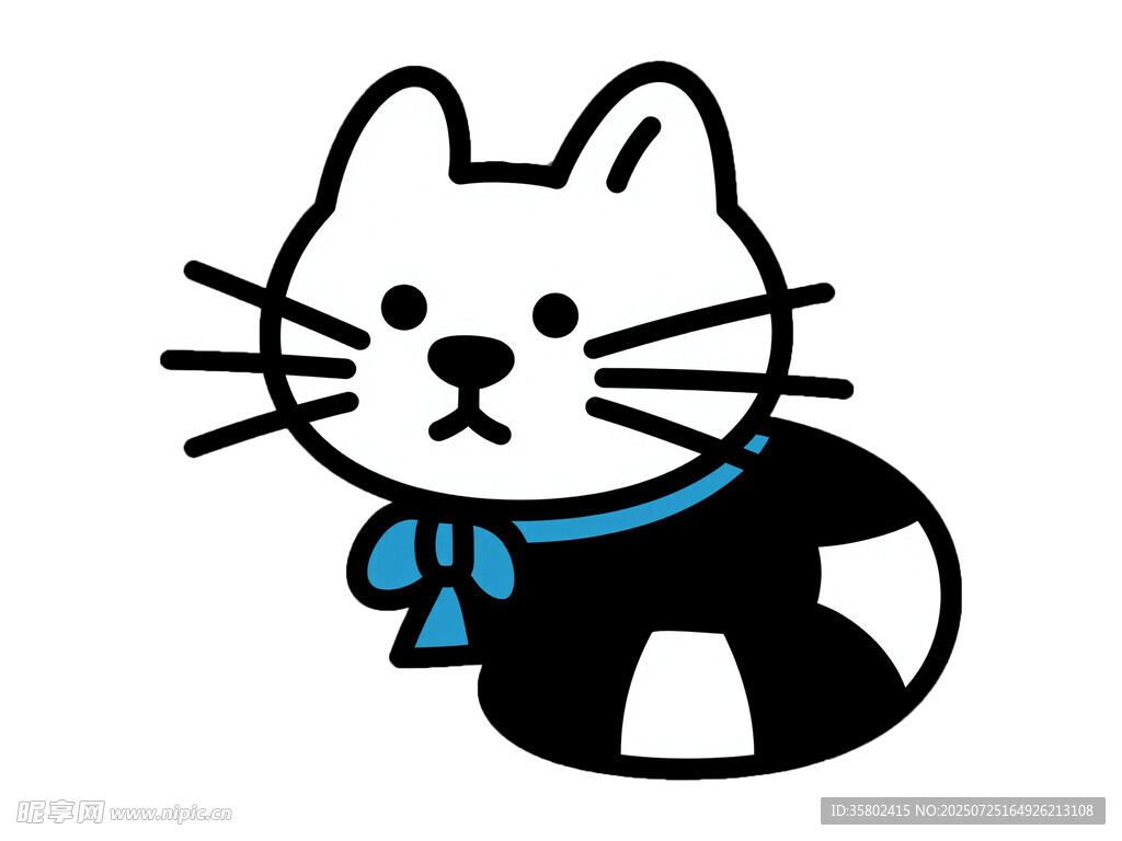 戴领结的可爱猫咪