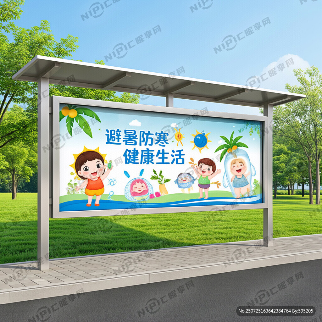 避暑防寒宣传栏