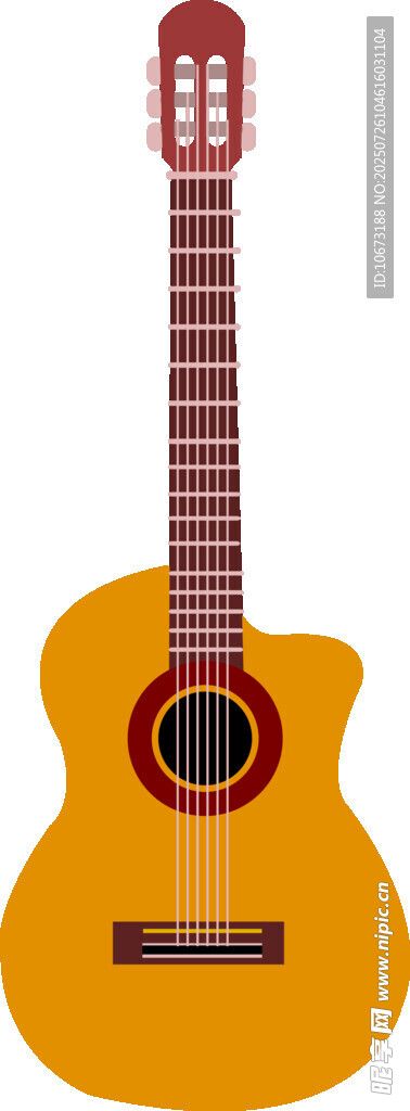 古典吉他插画