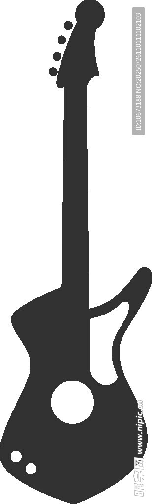 简约吉他图标