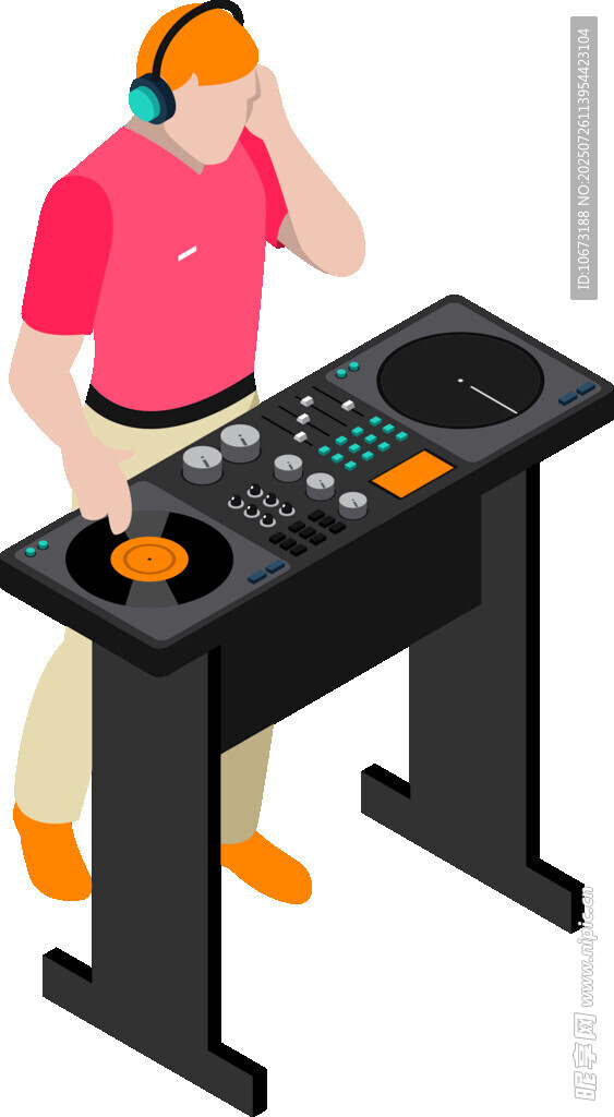 DJ打碟场景