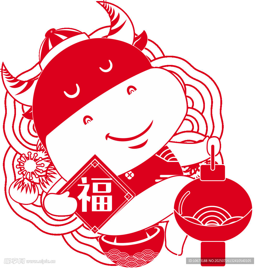 牛年福娃迎新春