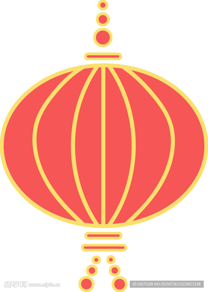 中式传统红灯笼图案