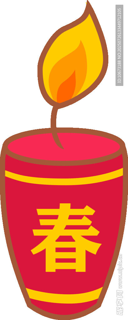 春节红烛