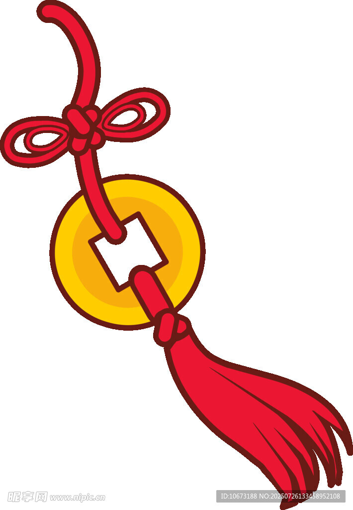 中国结铜钱挂饰