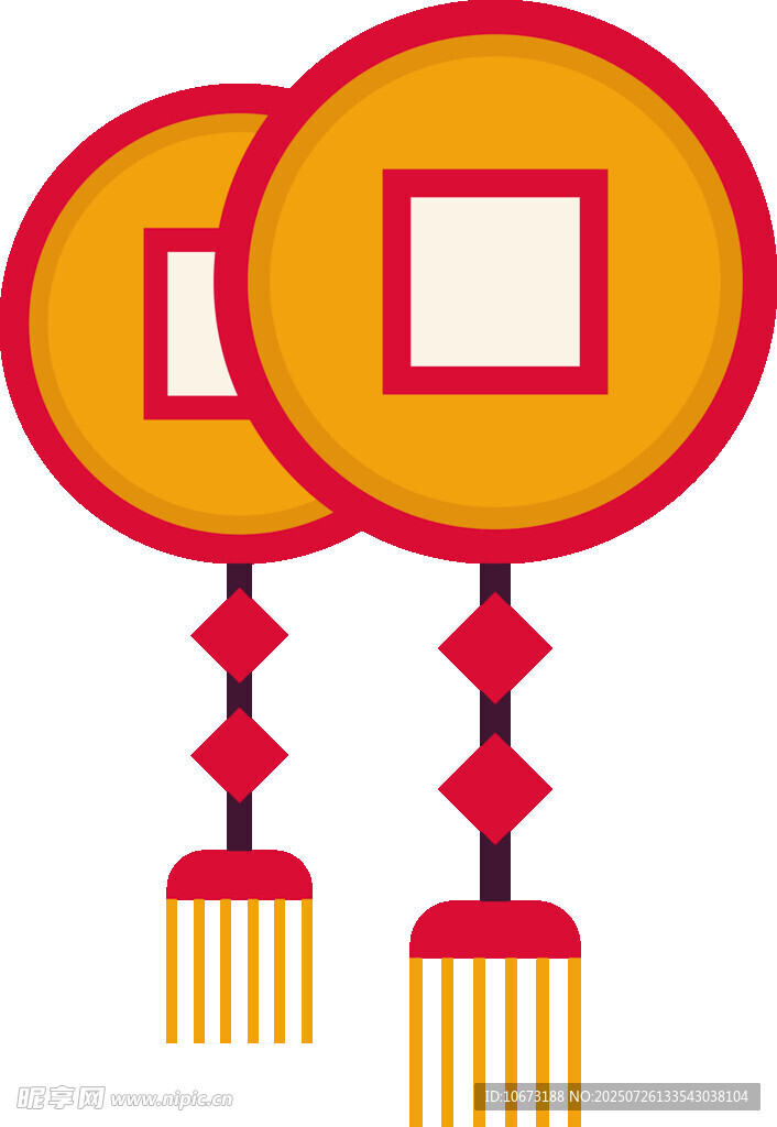 双中国结挂饰