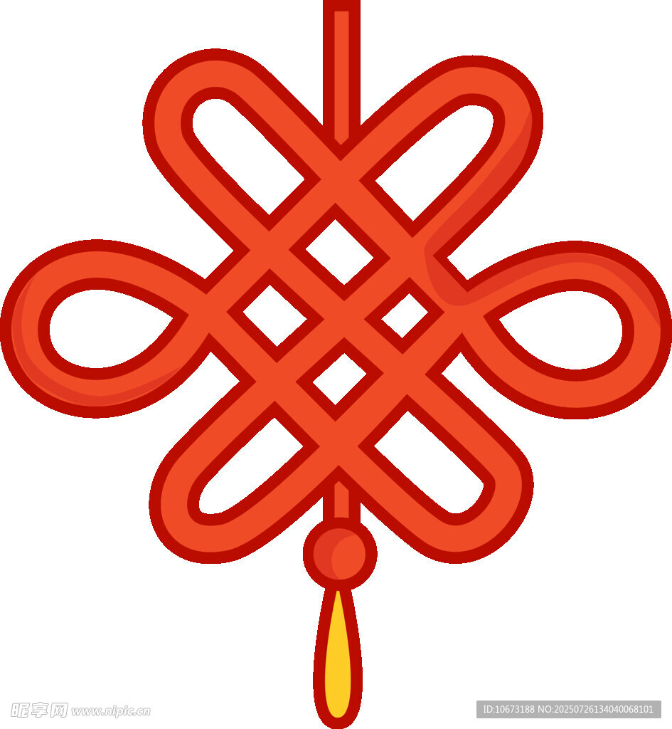 中国传统红色吉祥结