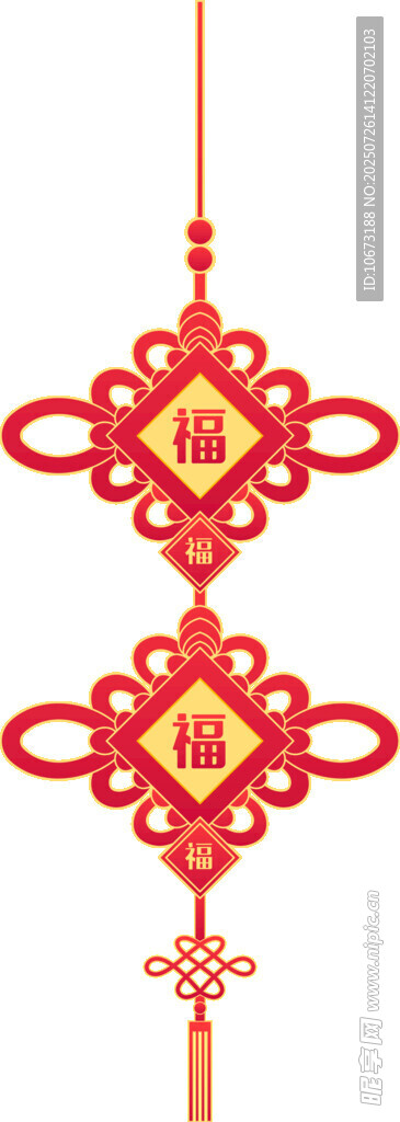 中国风红色传统挂饰