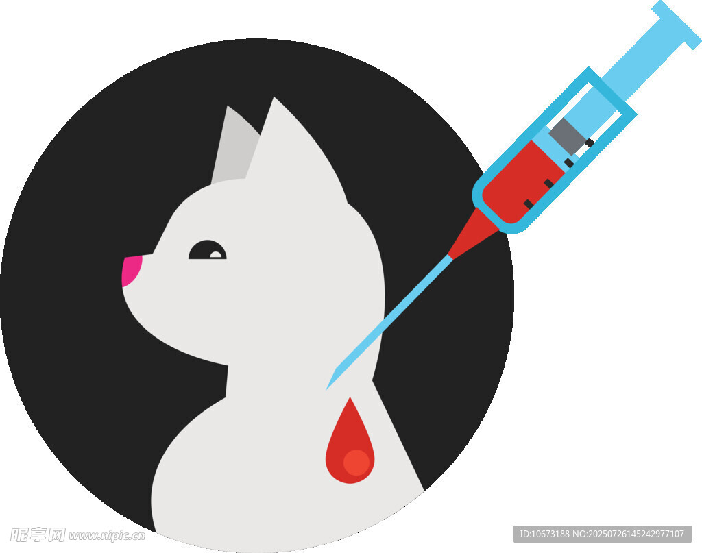 猫咪注射场景