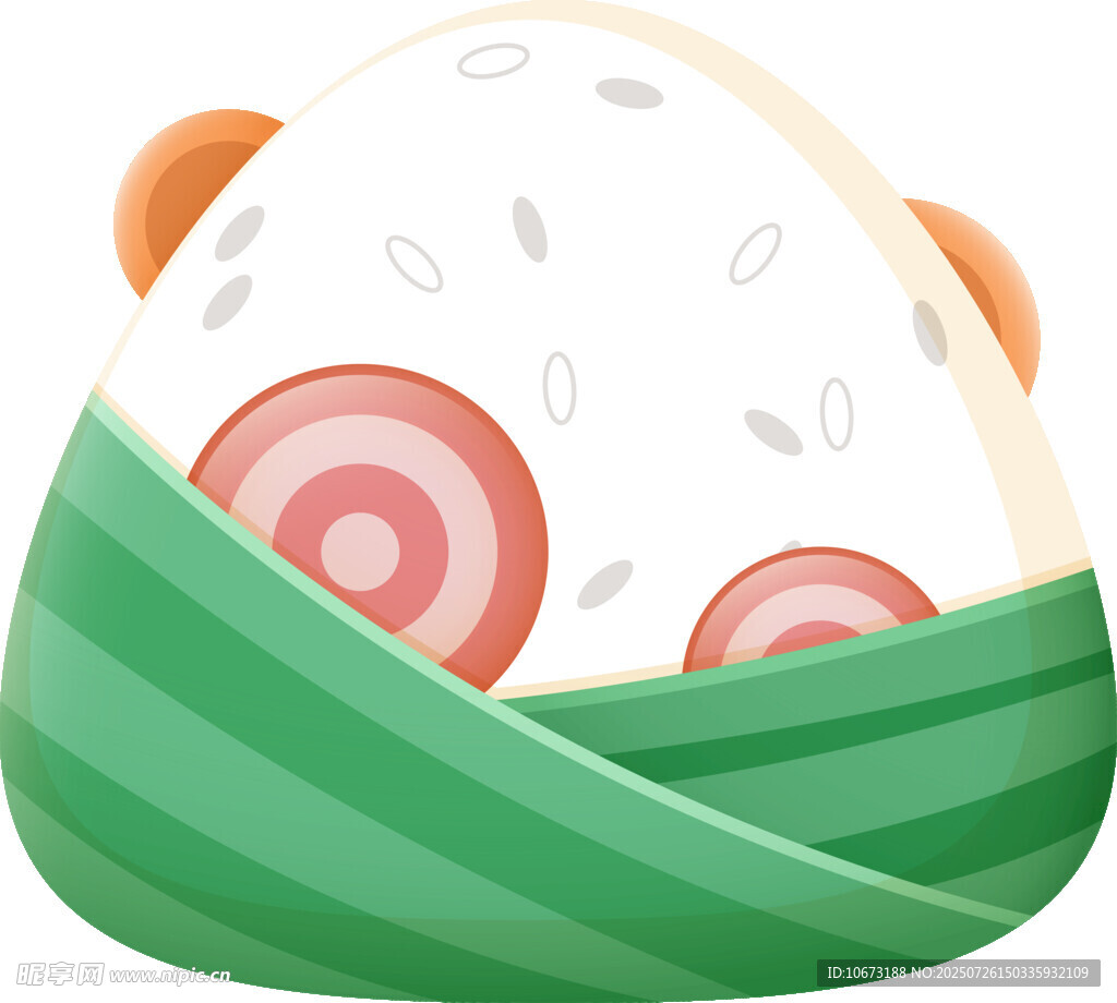卡通风格寿司插画