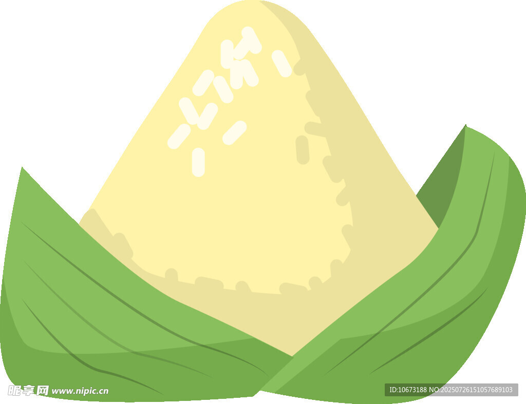 卡通风格美味粽子