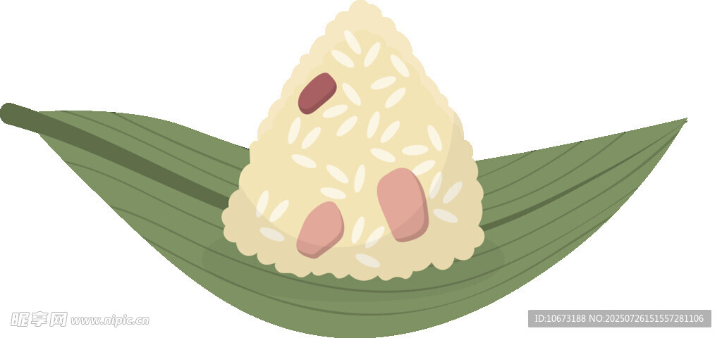 粽叶上的美味糯米粽
