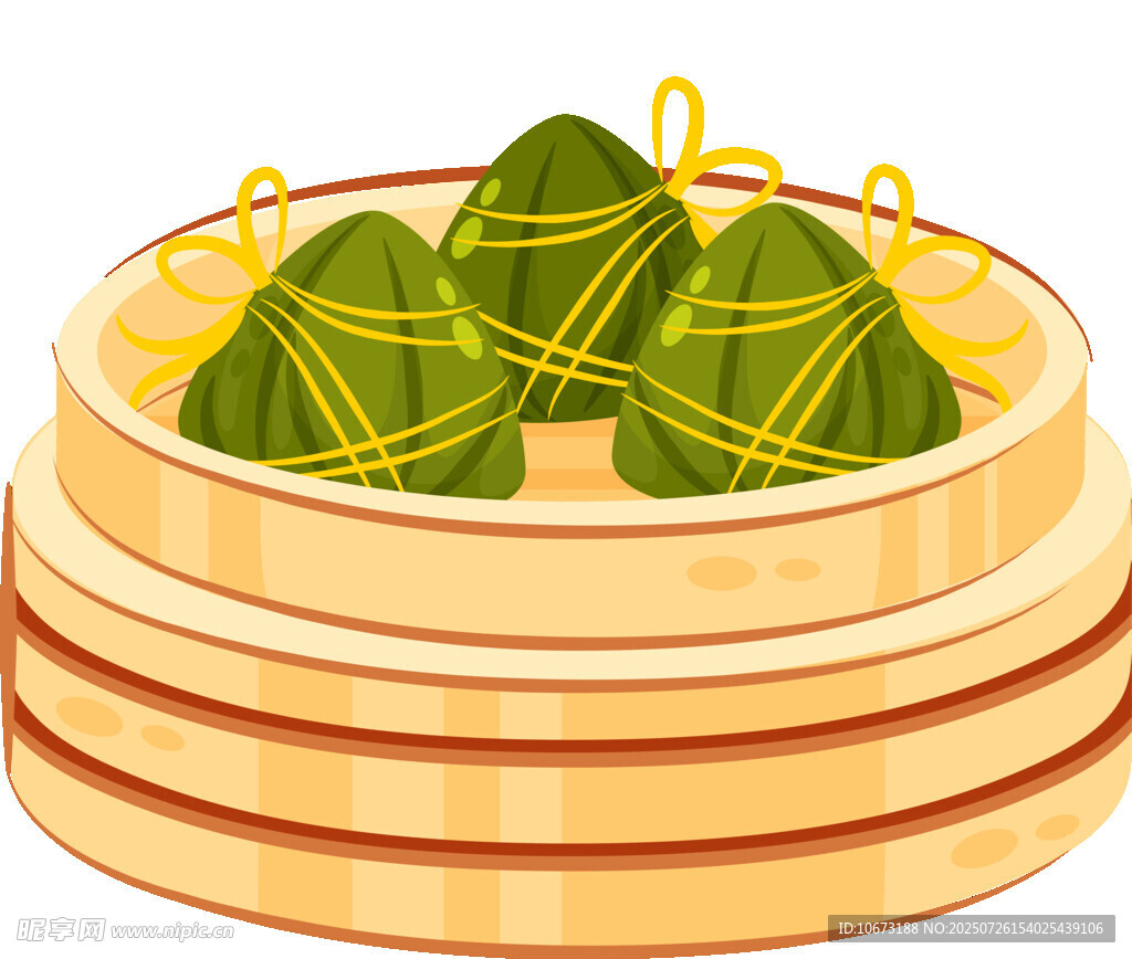 蒸笼里的美味粽子