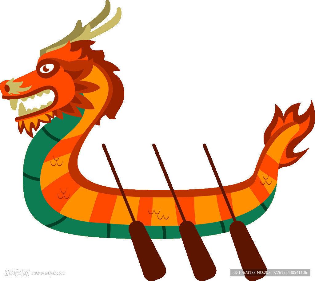 卡通龙舟形象