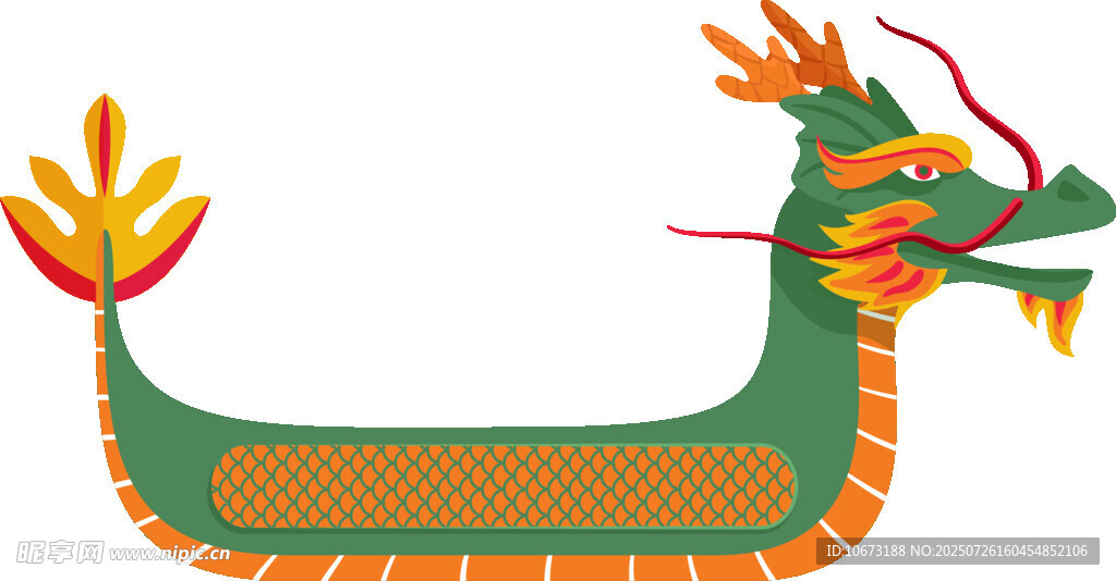 传统龙舟图案