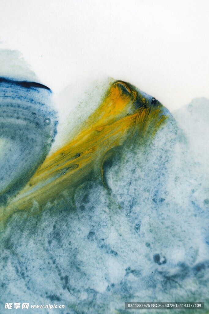 抽象水墨色彩纹理画面