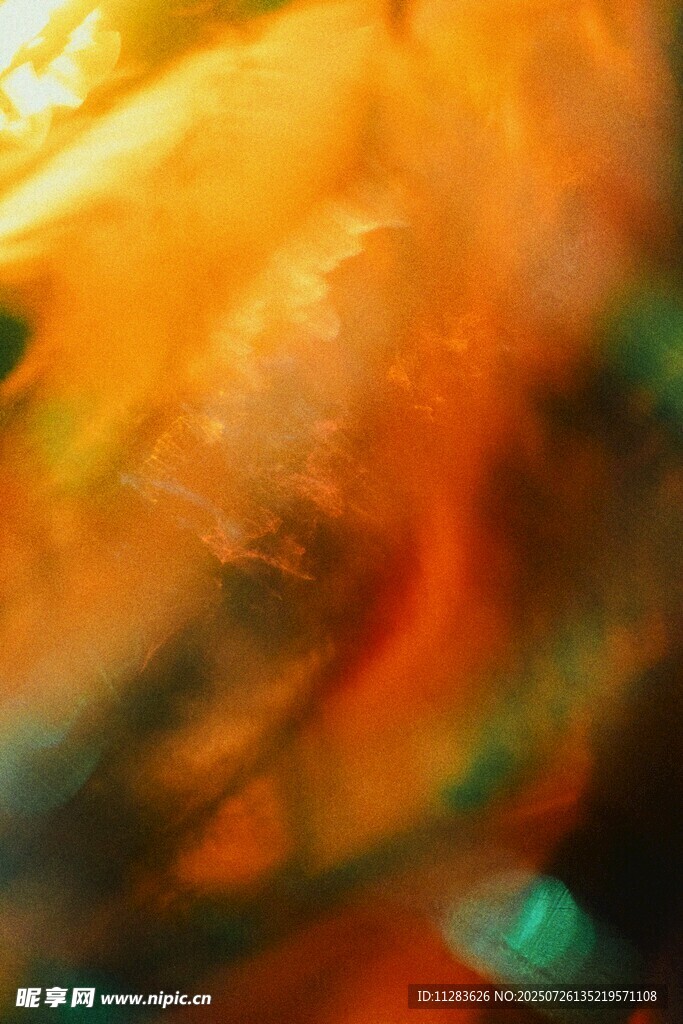 梦幻色彩抽象艺术画面