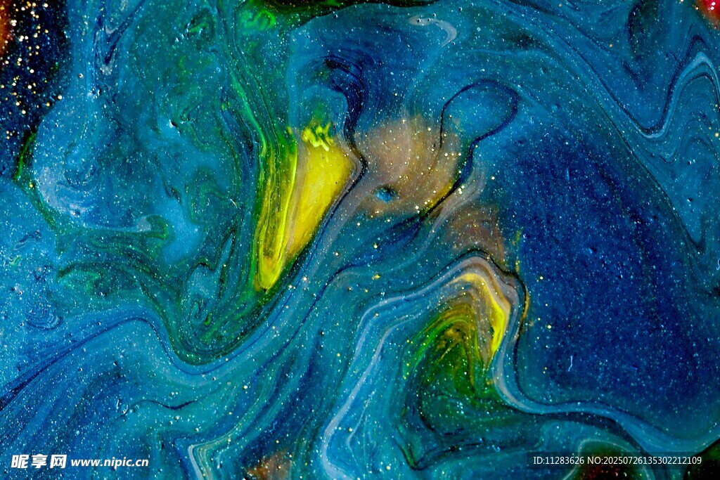 梦幻流体艺术画作